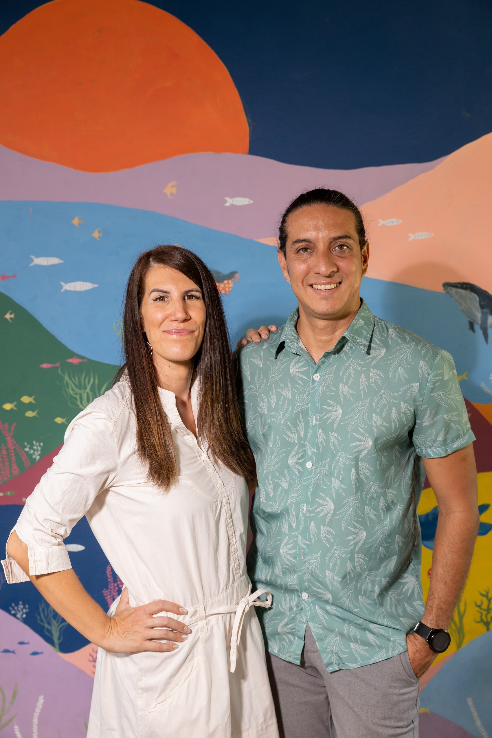 Mag. Isaac Trujillo y Mag. Kathy Reynaud